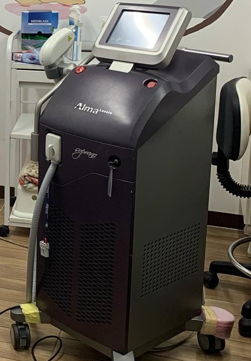 מכשיר Soprano XL בקליניקת TR Laser